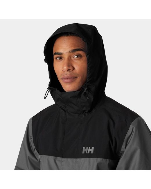Helly Hansen Gray Vancouver Rain Jacket for men