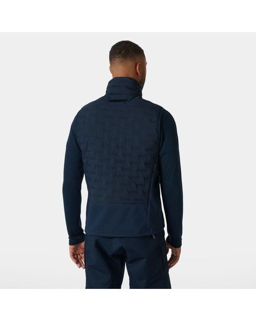 Helly Hansen Blue Hp Hybrid Stretch Insulator Vest for men
