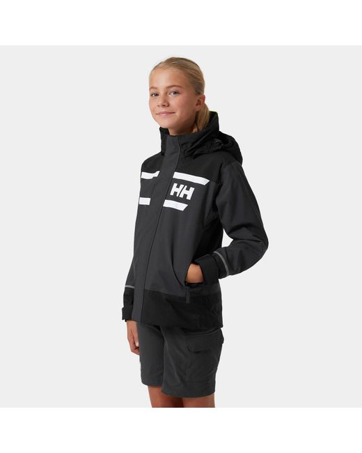 Helly Hansen Juniors' Salt Port 2.0 Sailing Jacket Grey in Black for Men |  Lyst