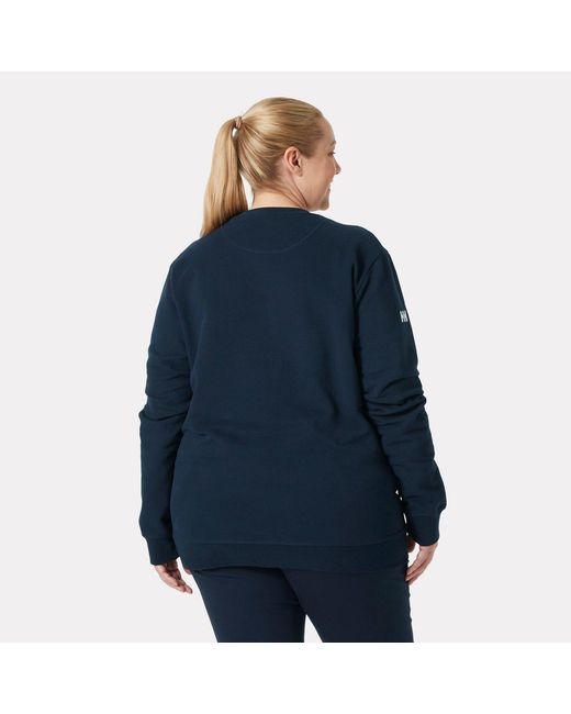 Helly Hansen Blue Crew Cotton Sweatshirt