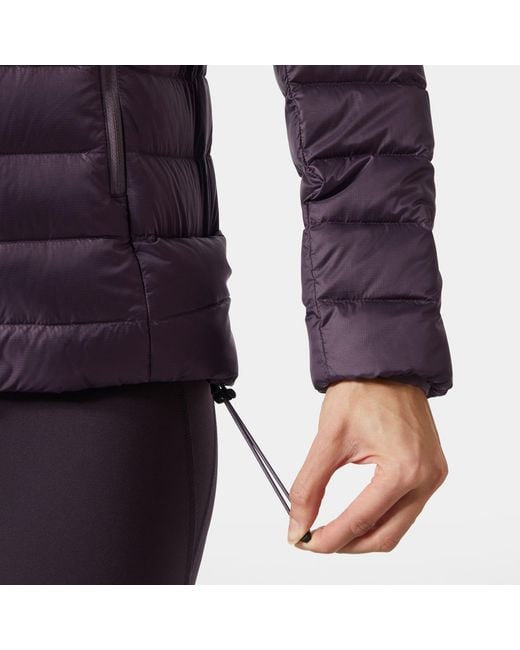 Helly Hansen Purple Verglas Down Hybrid Hooded Jacket 2.0