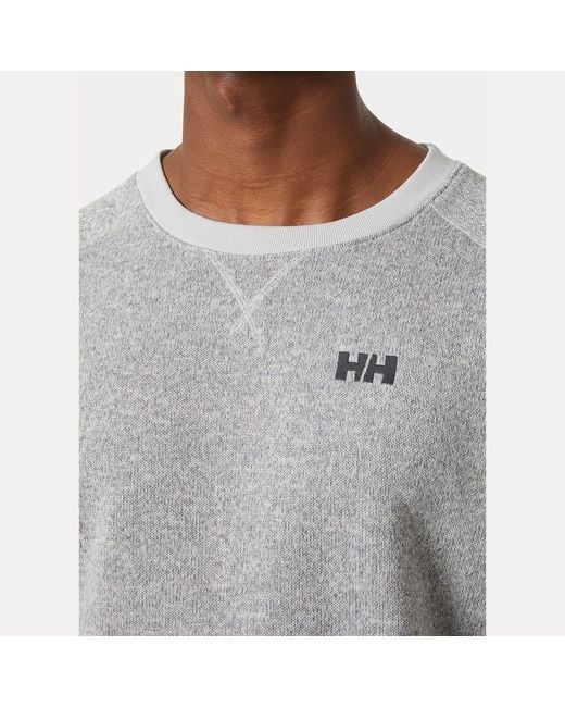 Helly Hansen Gray Varde Crewneck for men