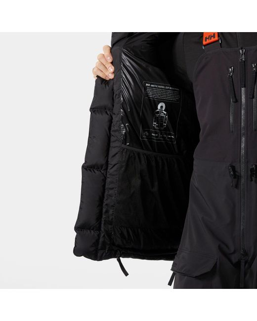 Helly Hansen Black Arctic Patrol Down Parka