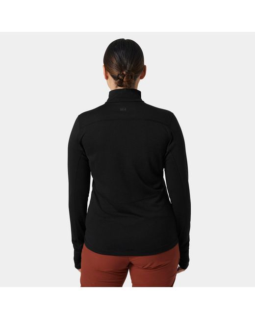 Helly Hansen Black Lifa Tech Lite Half-Zip T-Shirt