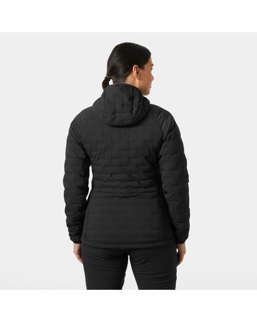 Hp Hooded Stretch Insulator Grigio di Helly Hansen in Black