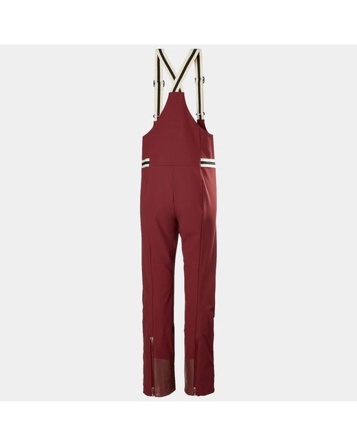 Avanti Softshell Ski Bib Pants Mujer Helly Hansen de hombre de color Red