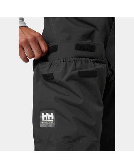 Helly Hansen Black Skagen Offshore Sailing Bib for men