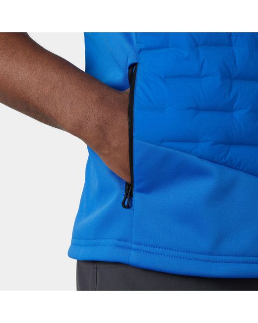 Hp Hybrid Stretch Insulator Vest Blu di Helly Hansen in Blue da Uomo