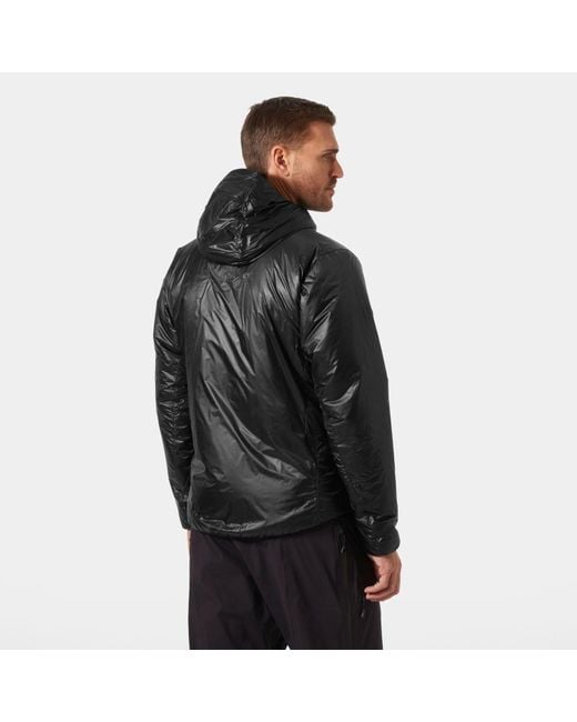 Helly Hansen Black Odin Everdown Hooded Jacket for men