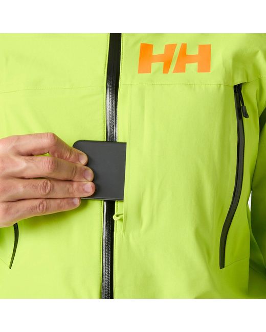 Helly Hansen Green Sogn Shell 2.0 Shell Jacket for men