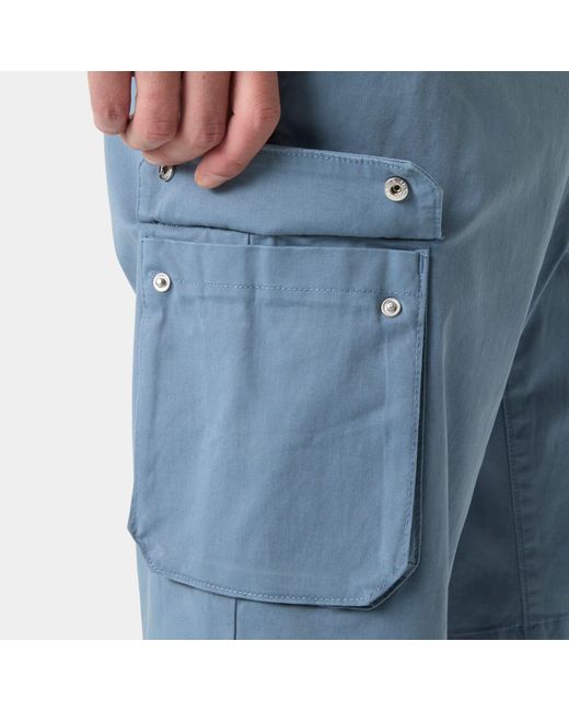 Helly Hansen Blue Bryggen Cargo Shorts for men