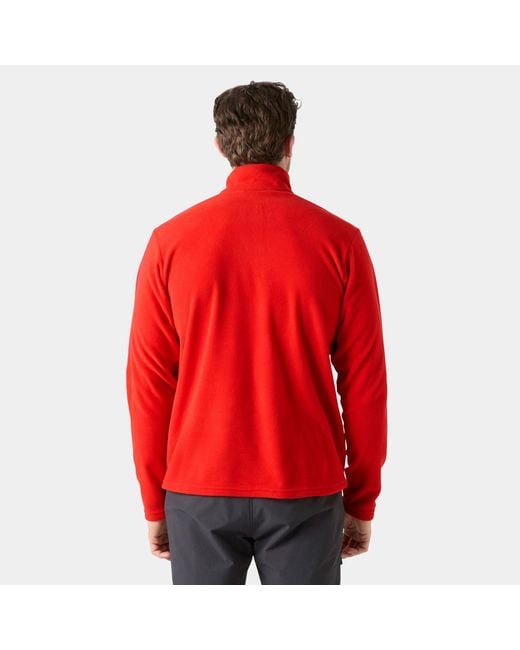 Helly Hansen Red Daybreaker Half-Zip Fleece for men