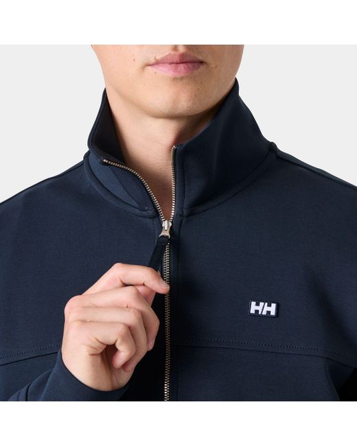 Helly Hansen Blue Koster Sweat Jacket for men