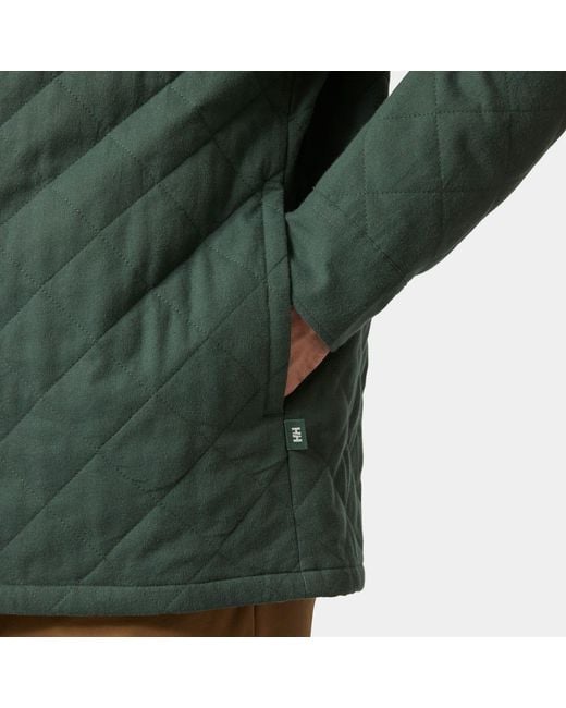 Helly Hansen Green Isfjord Insulated Shacket for men