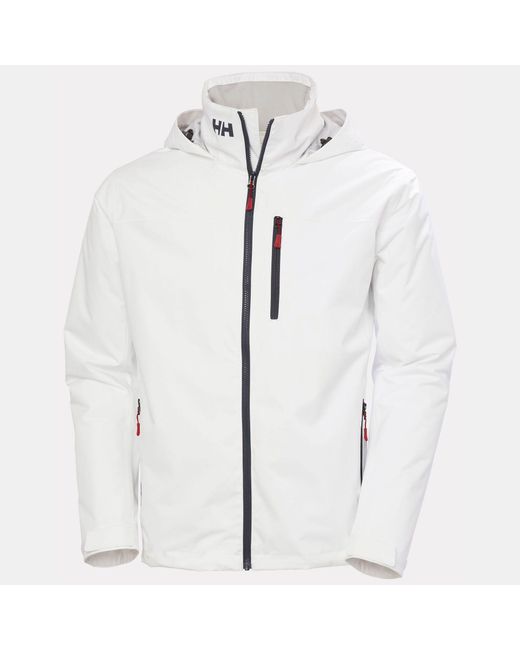 Helly Hansen Gray Crew Hooded Midlayer Jacket 2.0 for men