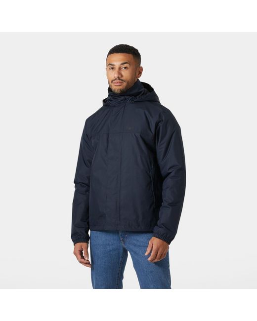 Helly Hansen Blue Vancouver Insulated Rain Jacket for men