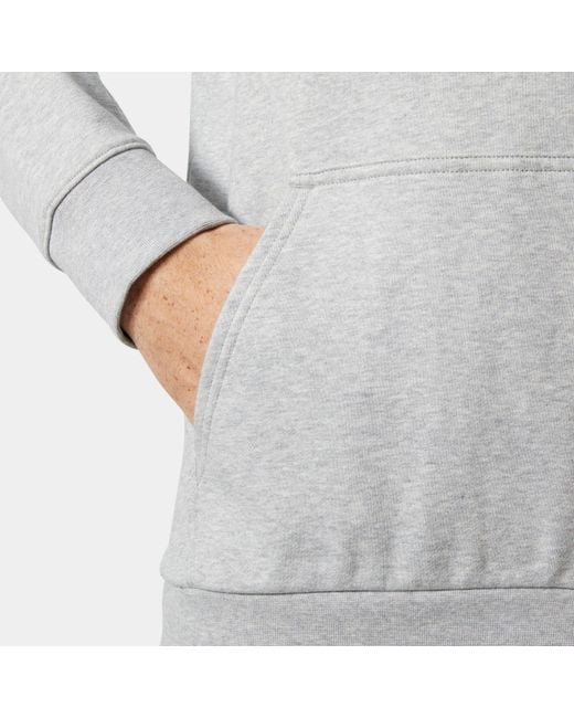 Hh Logo Felpa Con Cappuccio Grigio di Helly Hansen in Gray da Uomo