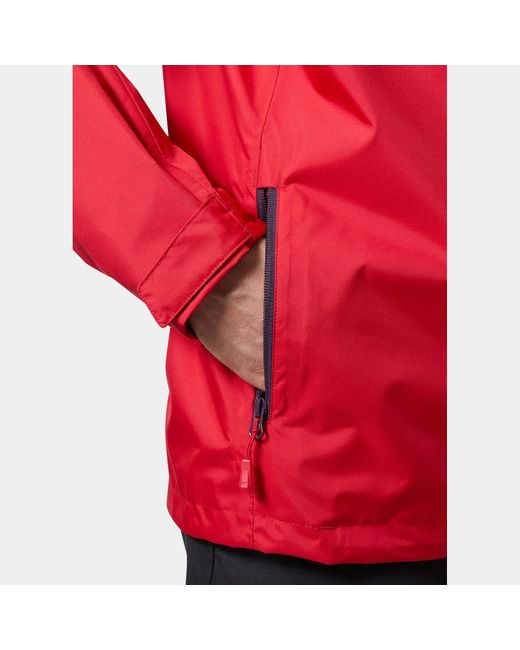 Helly Hansen Red Crew Hooded Jacket 2.0 for men