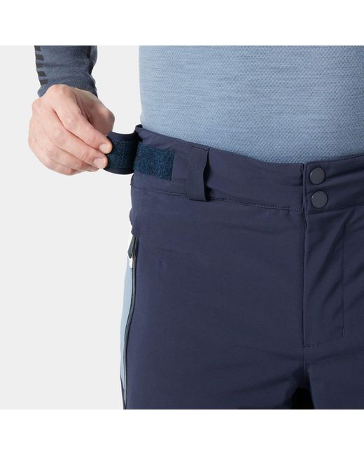 Helly Hansen Blue Kvitfjell Race Insulated Zip Off Ski Pants for men