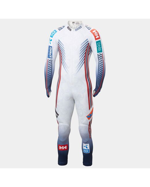 Helly Hansen Blue World Cup Speed Suit White