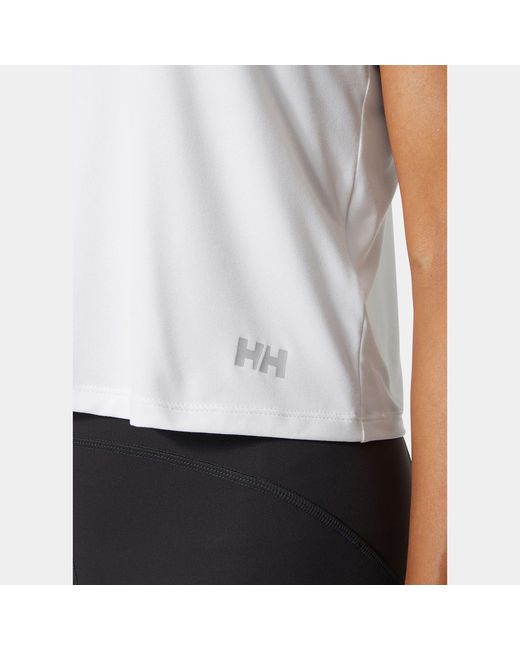 Helly Hansen White Ocean Cropped Tank Top
