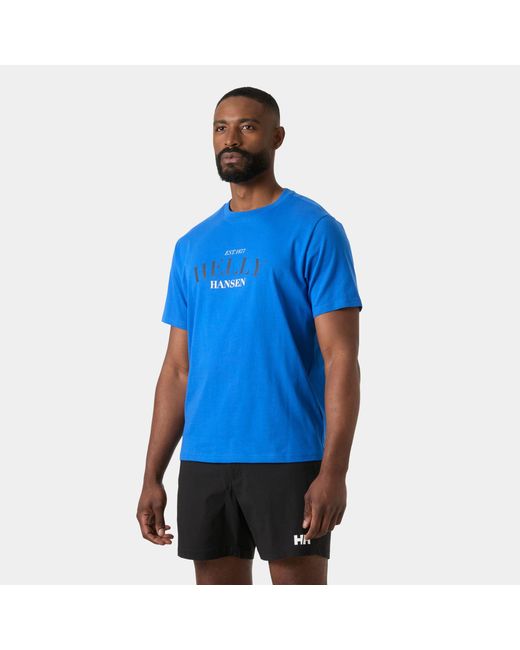 Helly Hansen Blue Core Graphic T 2.0 for men