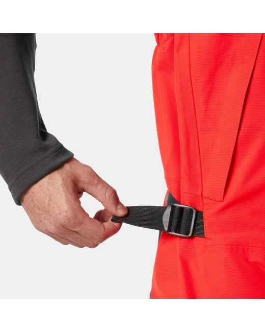 Helly Hansen Red Aegir Ocean Bib 2.0 for men