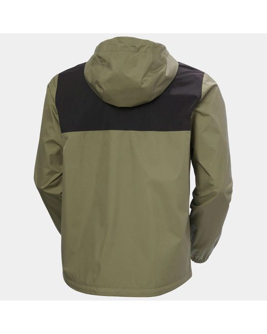 Helly Hansen Green Vancouver Rain Jacket for men