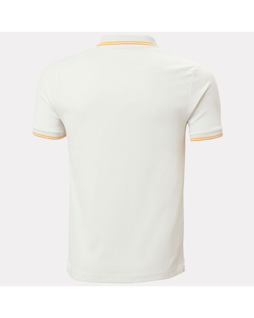 Helly Hansen White Kos Marine Quick-Dry Polo for men