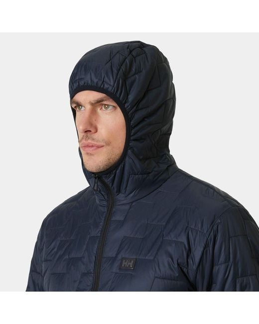 Helly Hansen Blue Lifaloft Hooded Insulator Jacket for men