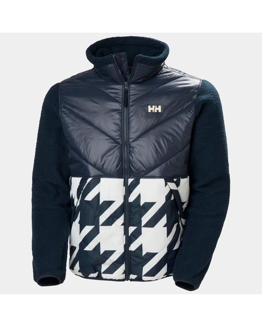 Helly Hansen Blue Village Hybrid Jacket for men