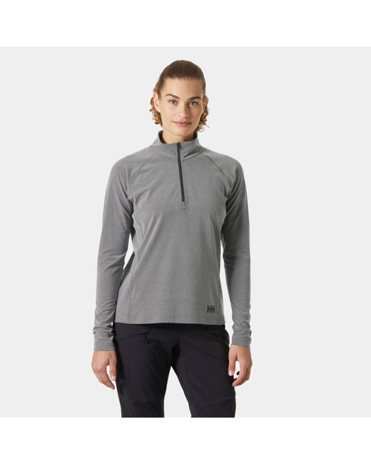 Tyri Half-Zip Mujer Helly Hansen de color Gray