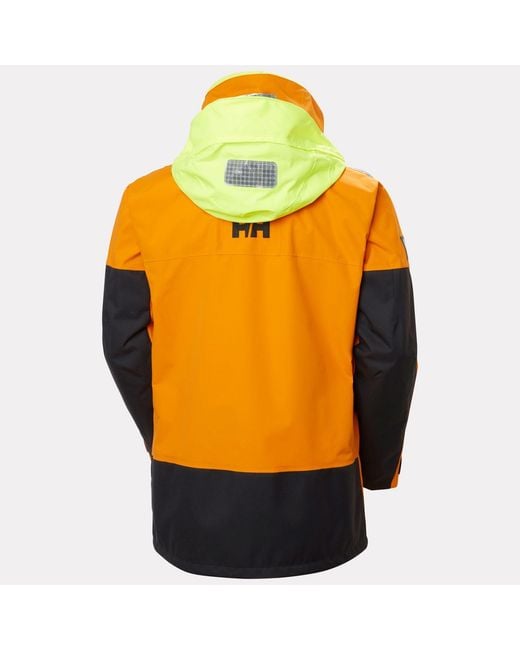 Helly Hansen Orange Skagen Offshore Sailing Jacket for men