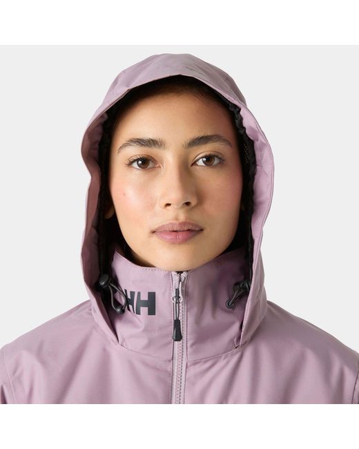 Helly Hansen Purple Crew Hooded Midlayer Sailing Jacket 2.0