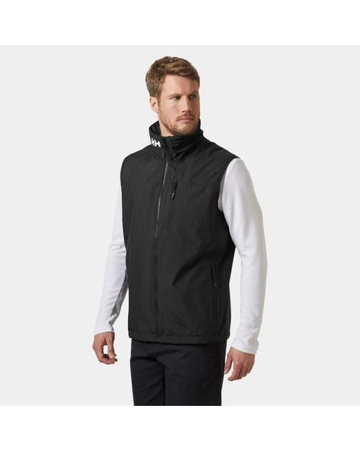 Helly Hansen Black Crew Vest 2.0 for men
