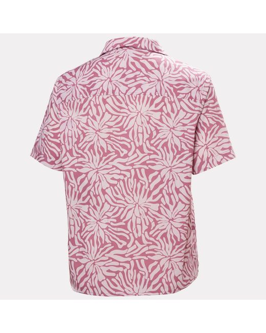 Helly Hansen Red Holmen Short Sleeve Shirt