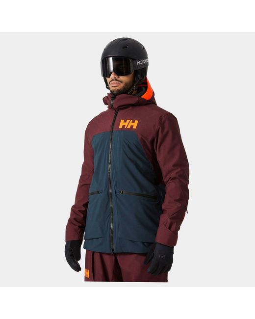 Helly Hansen Straightline Lifaloft 2.0 Ski Jacket Blue for Men | Lyst