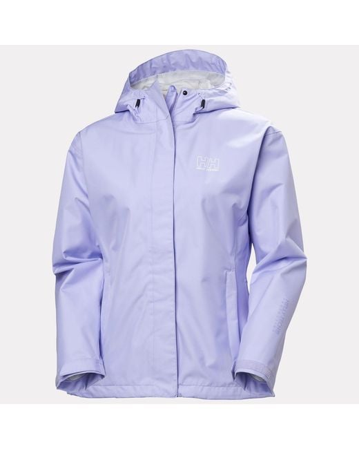 Helly Hansen Purple Seven J Breathable Rain Jacket