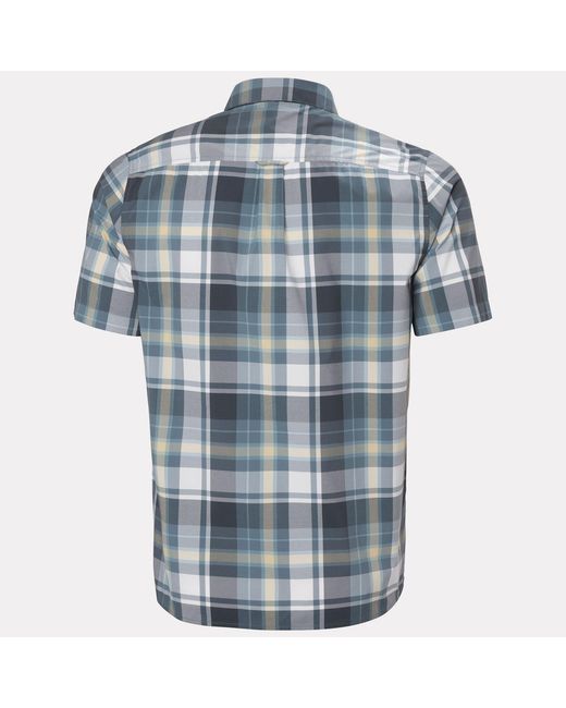 Helly Hansen Blue Fjord Quick-dry Short-sleeve Shirt 2.0 for men