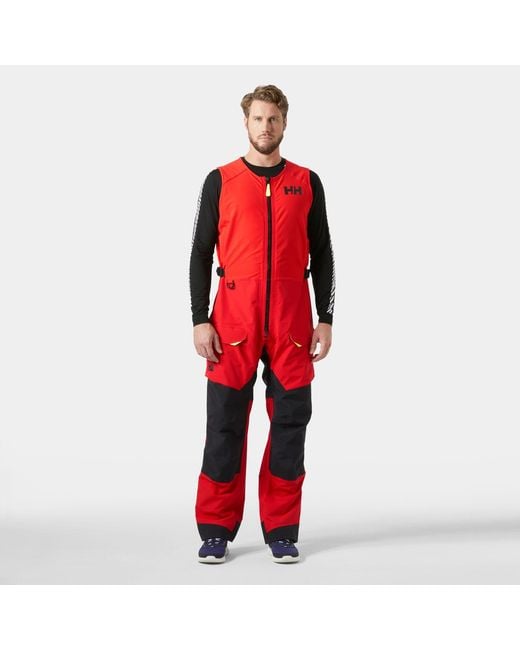 Helly Hansen Red Aegir Race Salopette 2.0 for men