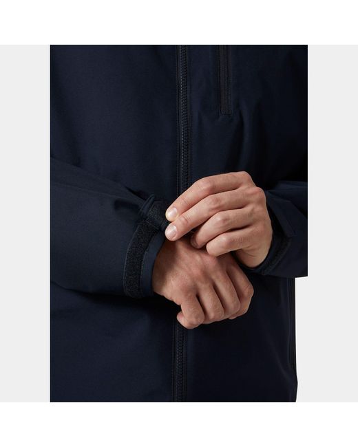 Crew Hooded Midlayer Sailing Jacket 2.0 Hombre Helly Hansen de hombre de color Blue