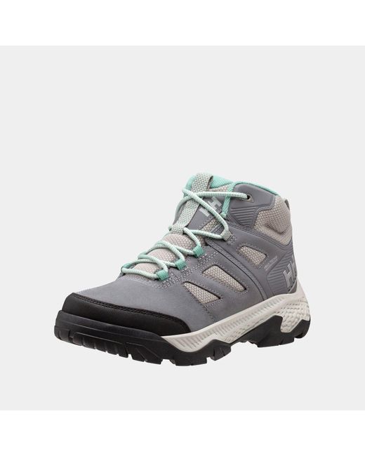 Helly Hansen Gray Switchback Mid 3 Helly Tech Hiking Boots for men