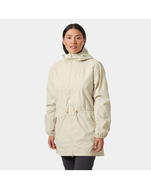 Helly Hansen Natural Essence Mid-length Raincoat White