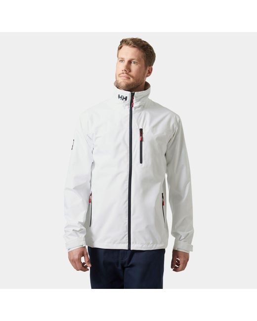 Crew sailing jacket 2.0 blanc Helly Hansen pour homme en coloris Gray