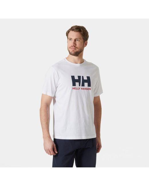 Helly Hansen White Hh Logo T-Shirt 2.0 for men