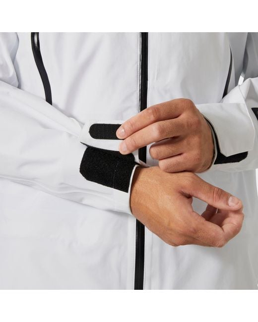 Helly Hansen White Sogn Shell 2.0 Shell Jacket for men