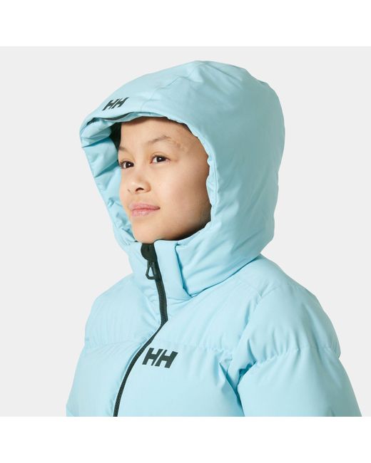 Juniors' Nora Short Puffy Giacca Da Sci Blu di Helly Hansen in Blue