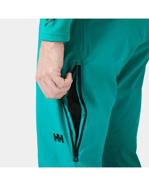 Helly Hansen Blue Alpha Lifaloft Lightweight Mountain Ski Pants for men