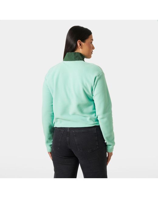 Helly Hansen Green Daybreaker Cropped Fleece
