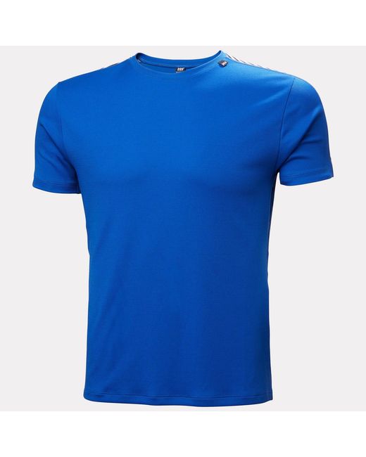 Helly Hansen Blue Hh Lifa Quick-Dry Baselayer Tshirt for men